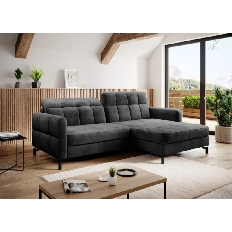 Rozkladacia sedacia súprava LORELLE Eltap Monolith 97 - tmavosivá