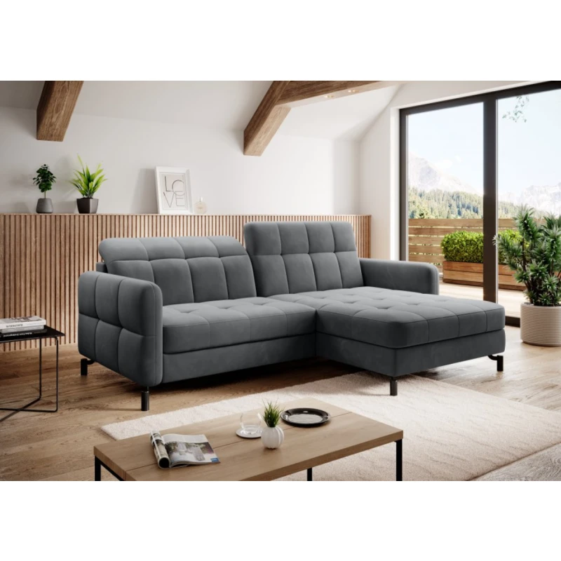 Rozkladacia sedacia súprava LORELLE Eltap Paros 6 - tmavosivá