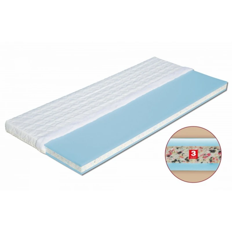 Sendvičový matrac MILENA Dřevočal 160 x 200 SilverGuard