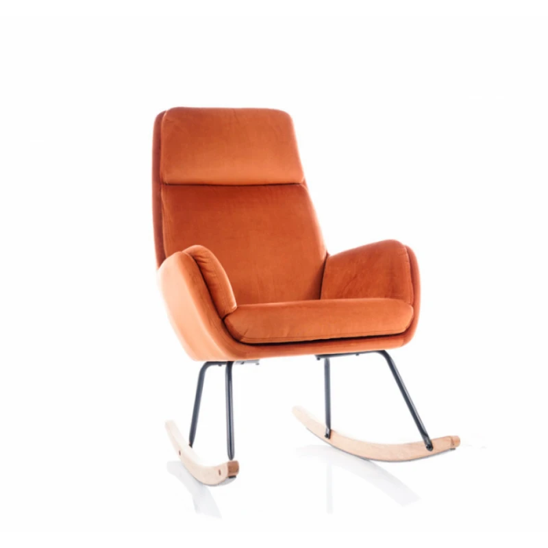 Signal Kreslo HOOVER Velvet Farba: Oranžová / tap.179