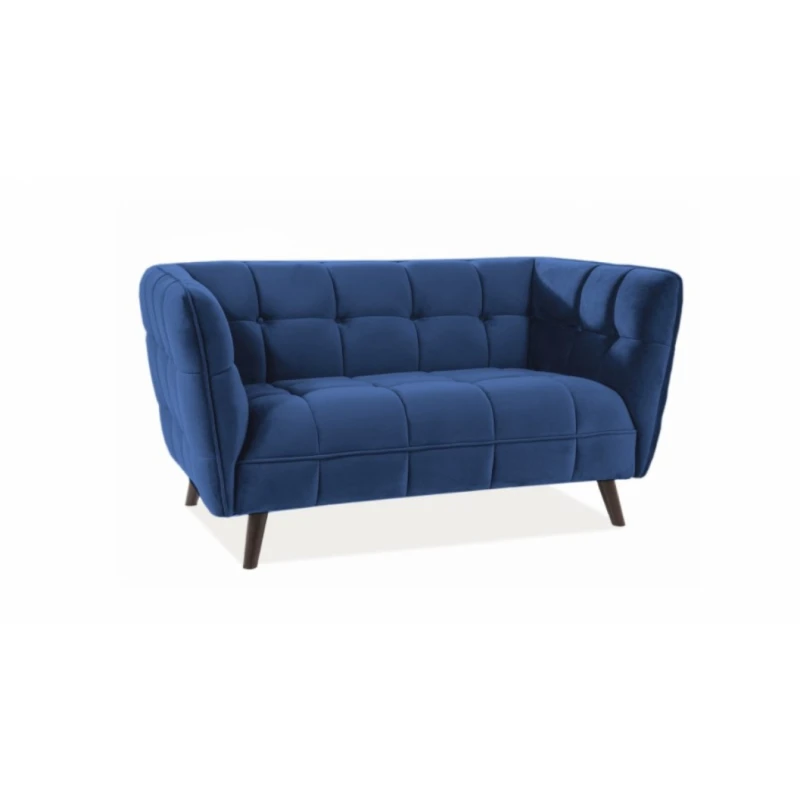 Signal Pohovka CASTELLO 2 Velvet Farba: Bluvel 86 / granátová modrá