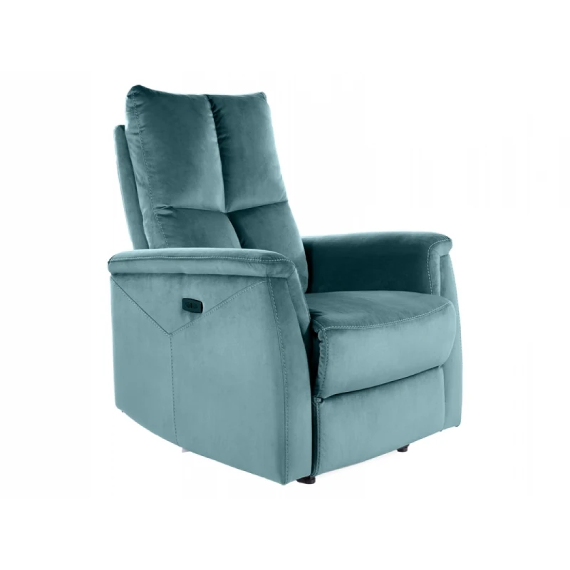 Signal Relaxačné kreslo NEPTUN Velvet Farba: Zelená / Bluvel 78