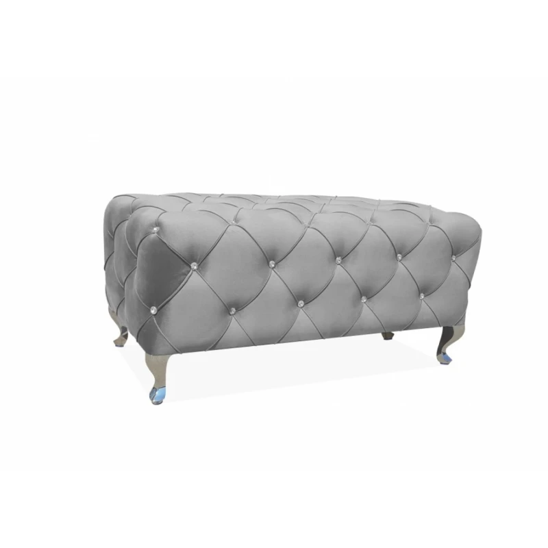 Signal Taburetka HESTIA Velvet Farba: Sivá / Bluvel 14