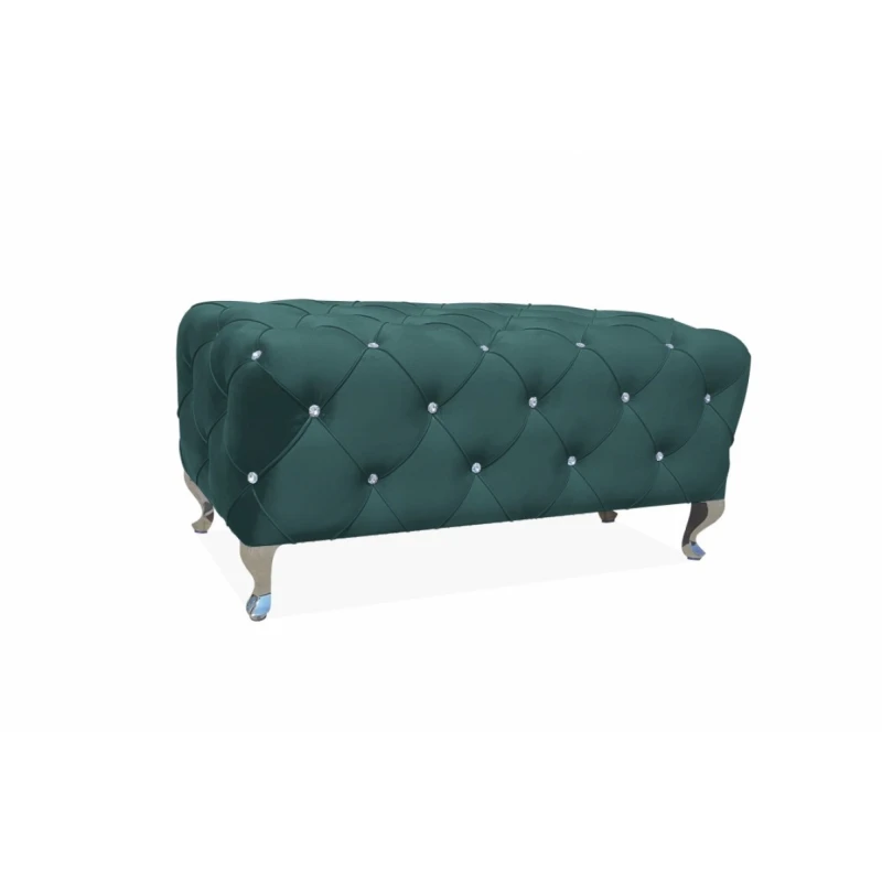 Signal Taburetka HESTIA Velvet Farba: Zelená / Bluvel 78