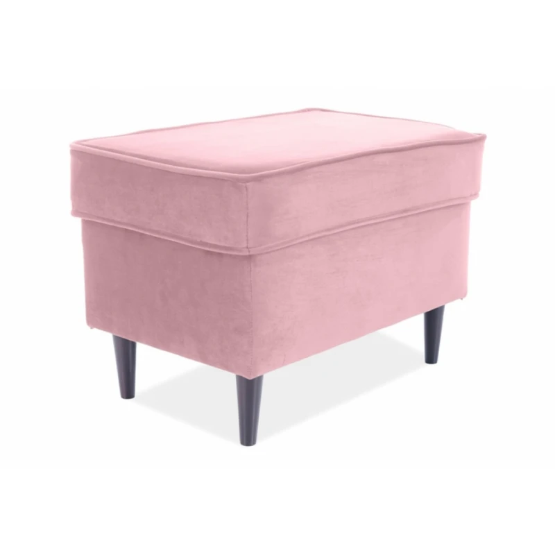 Signal Taburetka RON VELVET Farba: Bluvel 52 / ružová