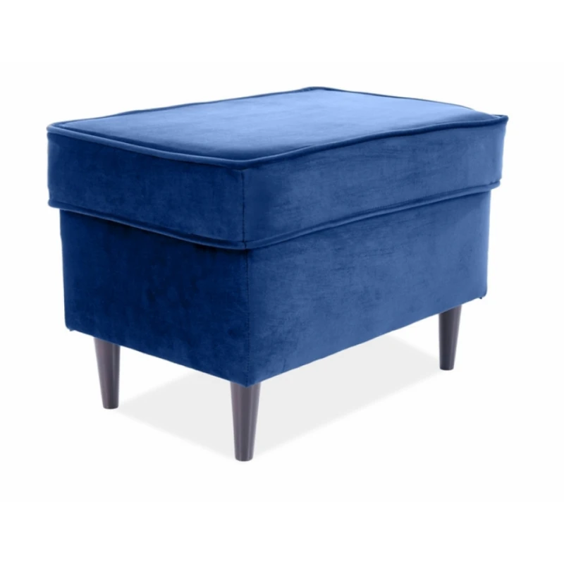 Signal Taburetka RON VELVET Farba: Bluvel 86 / granátová modrá