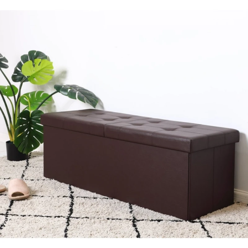 Skladací taburet s úložným priestorom D6962 Dekorhome