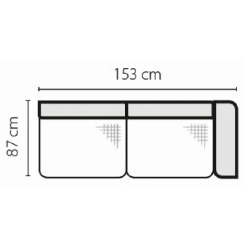 Stagra Rohová sedacia súprava Amigo na vyskladanie Amigo: 2BP