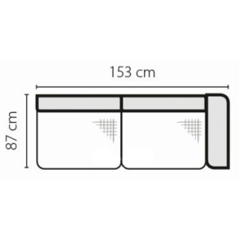 Stagra Rohová sedacia súprava Amigo na vyskladanie Amigo: 2SBP s úlož. priestorom