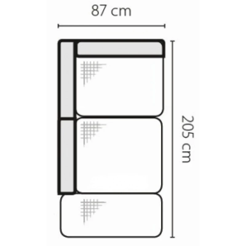Stagra Rohová sedacia súprava Amigo na vyskladanie Amigo: OSL s úlož. priestorom