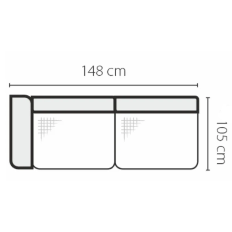 Stagra Rohová sedacia súprava Genova na vyskladanie Rohová sedacia súprava Genova: 2SBL