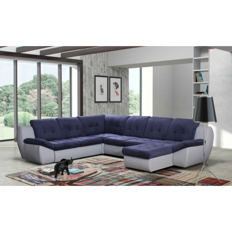 Stagra Rohová sedacia súprava Mello U Mello: Pravé prevedenie - 3SBL+R+3F+OSBP