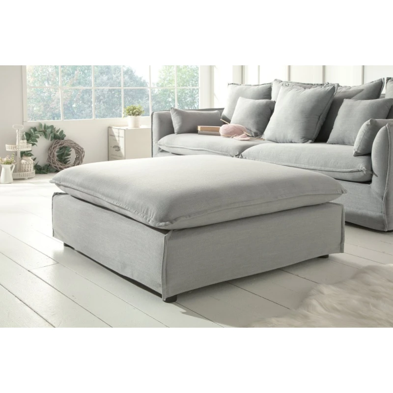 Taburet HESTIÁ Dekorhome Sivá