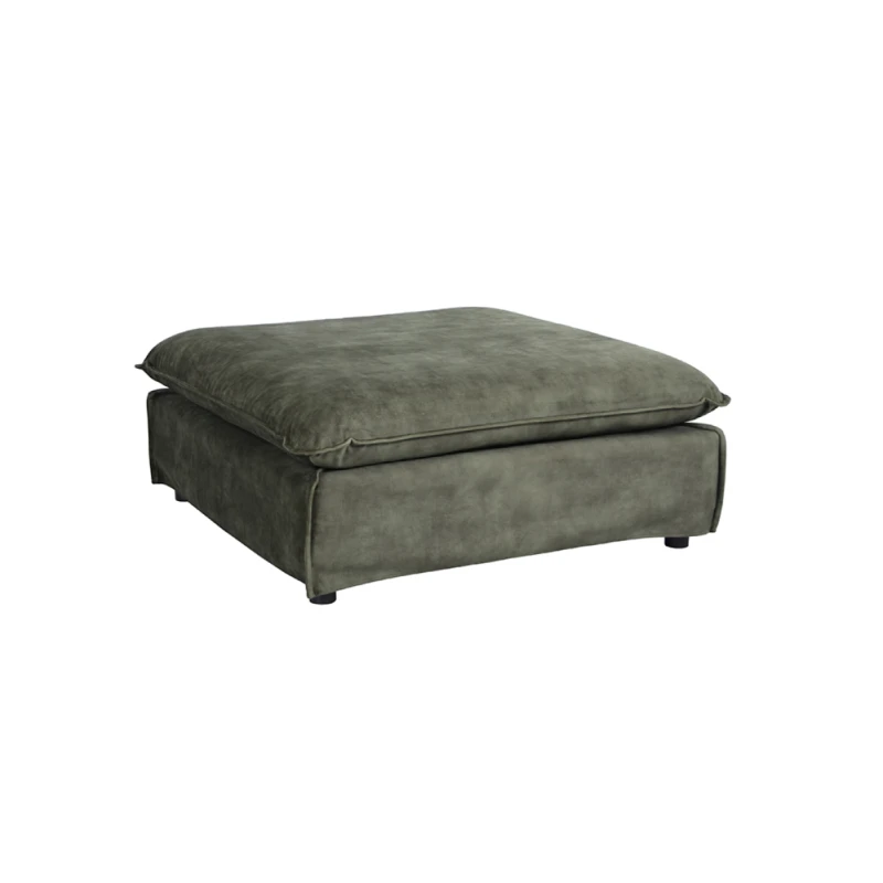 Taburet HESTIÁ Dekorhome Tmavo zelená