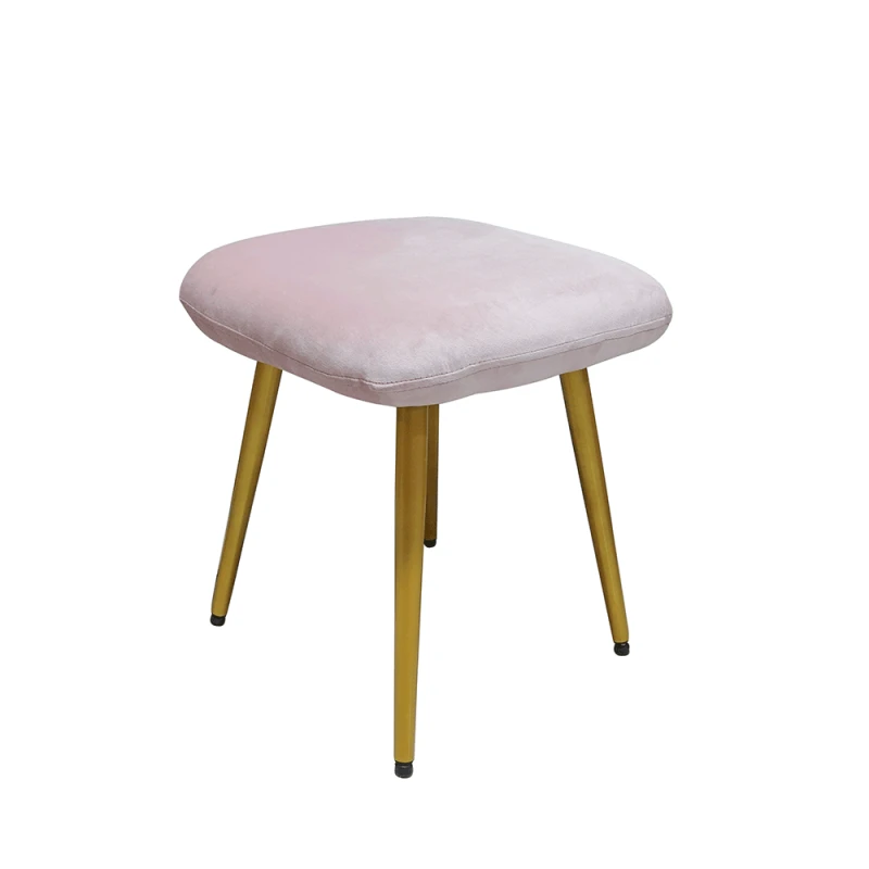 Taburet TERONA Tempo Kondela Svetlo ružová