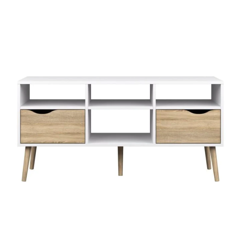 TV stolík OSLO 75391 dub sonoma / biela Tempo Kondela