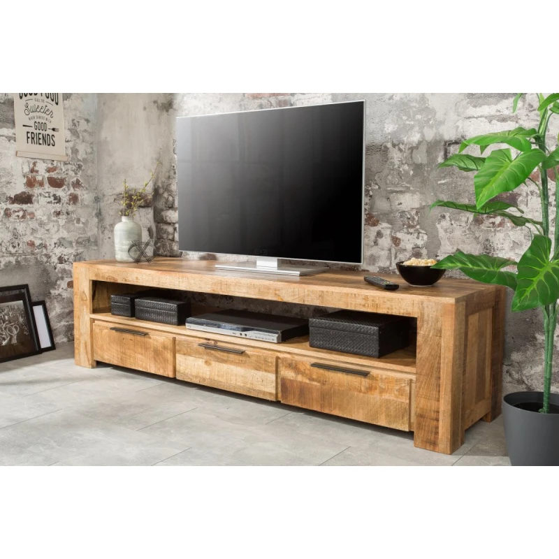 TV stolík THOR Dekorhome Prírodné drevo