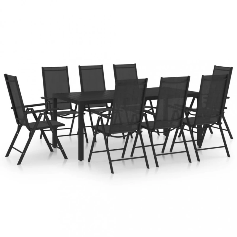 Záhradný jedálenský set 9 ks Dekorhome