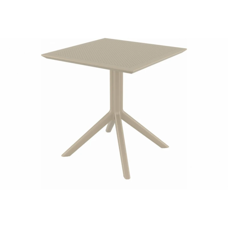 Záhradný stôl 70 cm Sivohnedá taupe