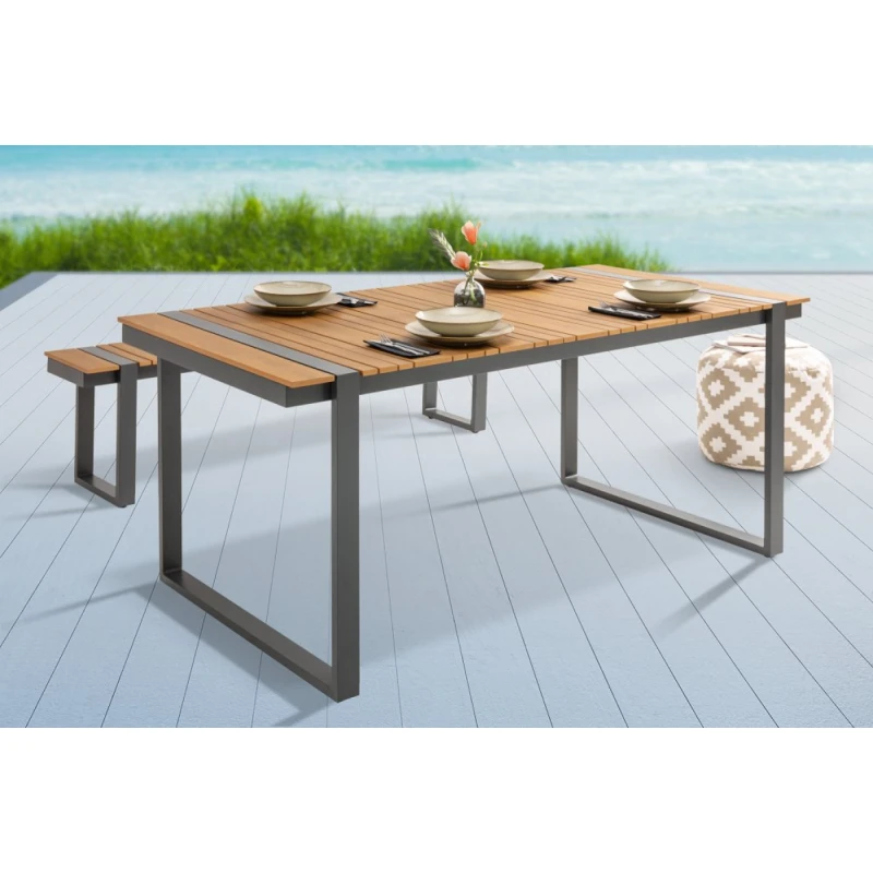 Záhradný stôl ATHENA LOUNGE Dekorhome 180x90x75 cm